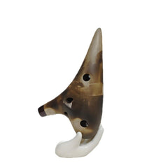 12 Hole Ocarina Classic Straw Fire Masterpiece Ceramic Instrument