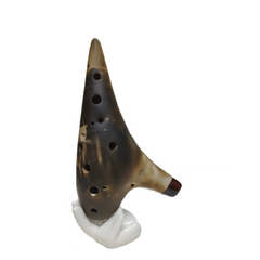 12 Hole Ocarina Classic Straw Fire Masterpiece Ceramic Instrument