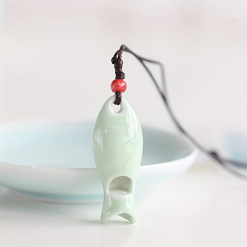 Small Ceramic Whistle Fish Shape