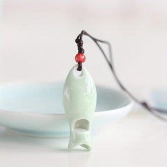Small Ceramic Whistle Fish Shape