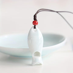 Small Ceramic Whistle Fish Shape