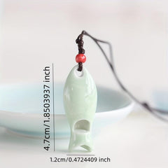 Small Ceramic Whistle Fish Shape