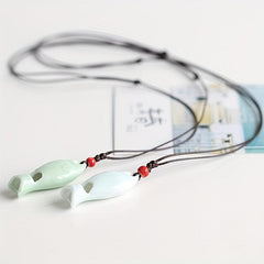 Small Ceramic Whistle Fish Shape