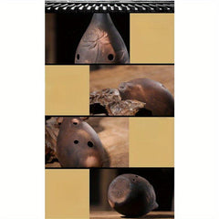 10-Hole Full Mouth Pottery Ocarina in G Key