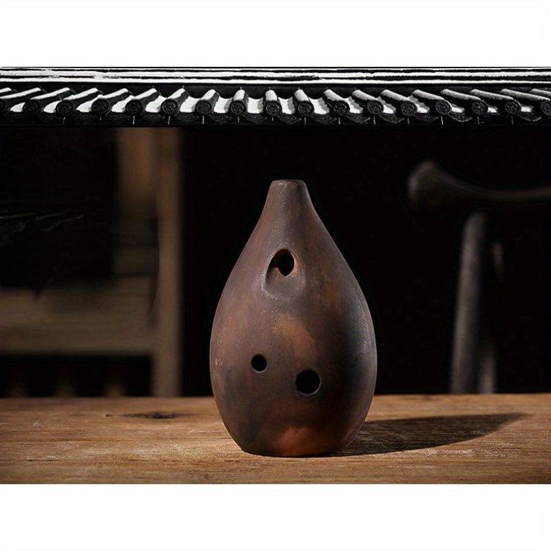 10-Hole Full Mouth Pottery Ocarina in G Key