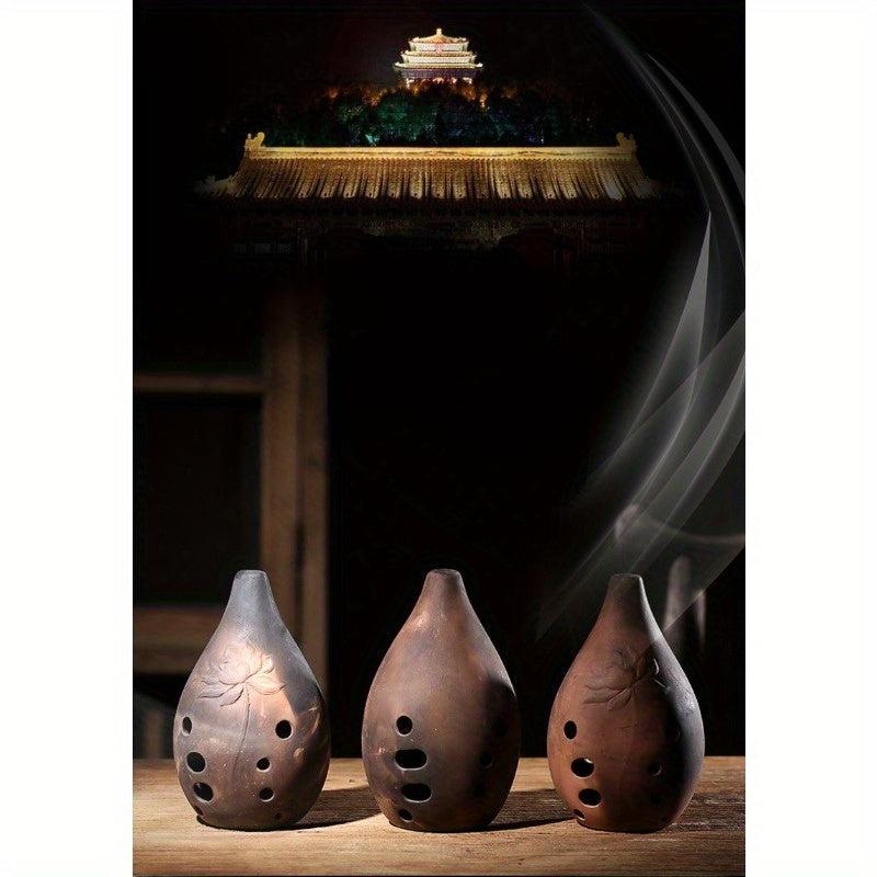 10-Hole Full Mouth Pottery Ocarina in G Key