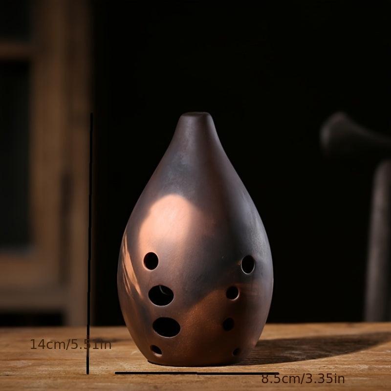 10-Hole Full Mouth Pottery Ocarina in G Key