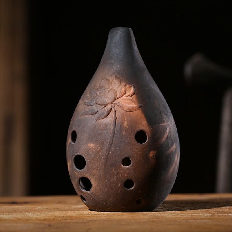 10-Hole Full Mouth Pottery Ocarina in G Key