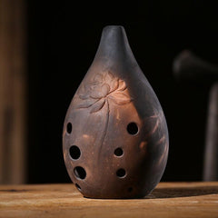 10-Hole Full Mouth Pottery Ocarina in G Key