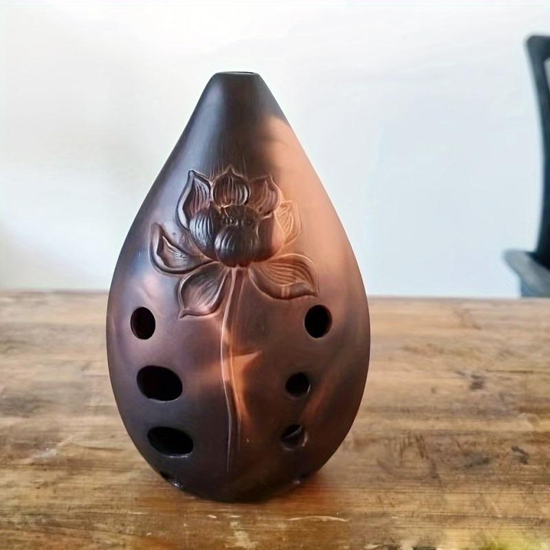 10-Hole Full Mouth Pottery Ocarina in G Key