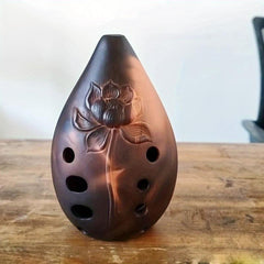 10-Hole Full Mouth Pottery Ocarina in G Key