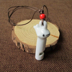 Cartoon Ceramic Whistle for Kids Handmade Toy