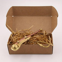 Gift Whistle Copper Brass Keychain Pendant Signal Flute Whistle
