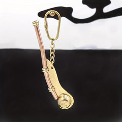 Gift Whistle Copper Brass Keychain Pendant Signal Flute Whistle