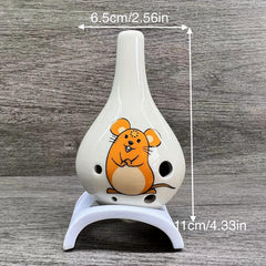 Zodiac Cartoon Series 6-Hole AC Ocarina Long Mouthed Beginner Students