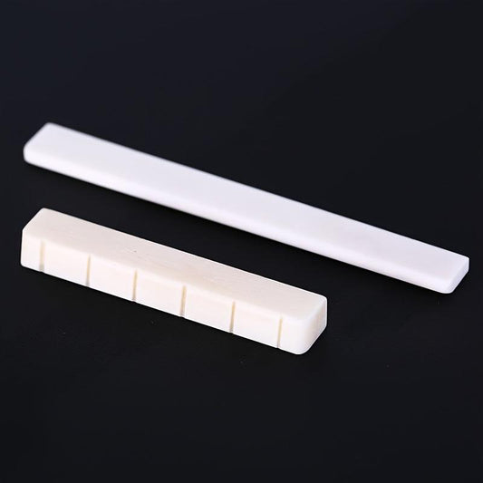 Guitar Bone Nut & Classical Guitar Bone Bridge Saddle Set