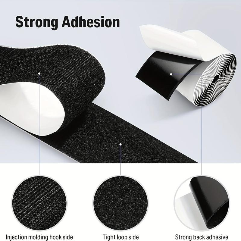 Pedalboard Pedal Tape, 2M Length, Hook Loop