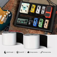 Pedalboard Pedal Tape, 2M Length, Hook Loop