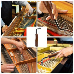 8pcs Portable Piano Tuning Lever Tools Kit Professional Piano Wrench Tuner