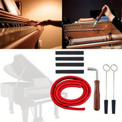 8pcs Portable Piano Tuning Lever Tools Kit Professional Piano Wrench Tuner
