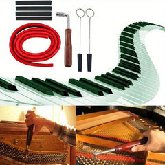 8pcs Portable Piano Tuning Lever Tools Kit Professional Piano Wrench Tuner