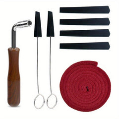 8pcs Portable Piano Tuning Lever Tools Kit Professional Piano Wrench Tuner