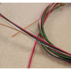 Rainbow Colorful Acoustic Guitar String Set 6 Pcs