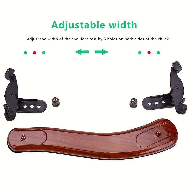 Adjustable Maple Wood Violin Shoulder Rest