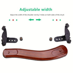 Adjustable Maple Wood Violin Shoulder Rest