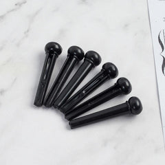 6pcs 6 String Guitar Bridge Pins Plastic Bridge Pins Stringed Instruments