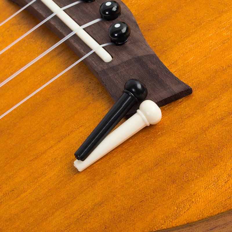 6pcs 6 String Guitar Bridge Pins Plastic Bridge Pins Stringed Instruments