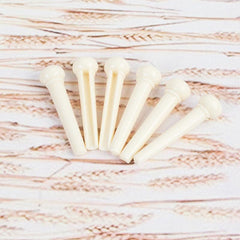 6pcs 6 String Guitar Bridge Pins Plastic Bridge Pins Stringed Instruments