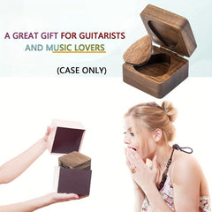 Wooden Guitar Pick Case - Perfect for Musicians