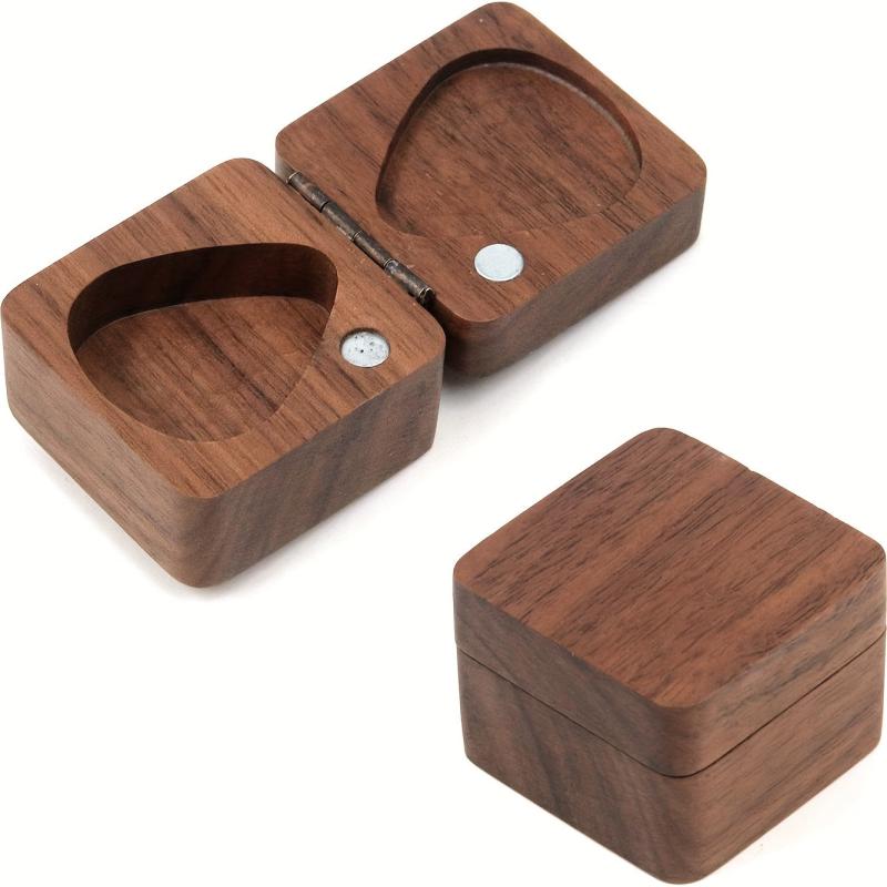 Wooden Guitar Pick Case - Perfect for Musicians