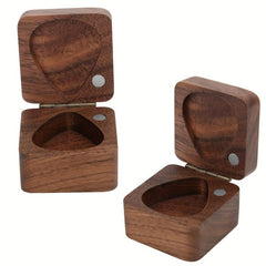 Wooden Guitar Pick Case - Perfect for Musicians
