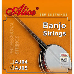 AJ05 5 String Banjo Strings Light Gauge for Smooth Playing