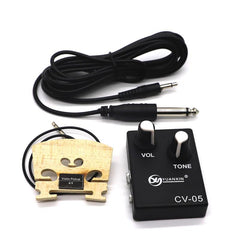 High Violin Bridge with Built-In Piezo Volume/Tone Controls