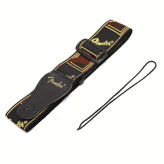 Double Embroidered Guitar Backstrap for Comfortable Playing
