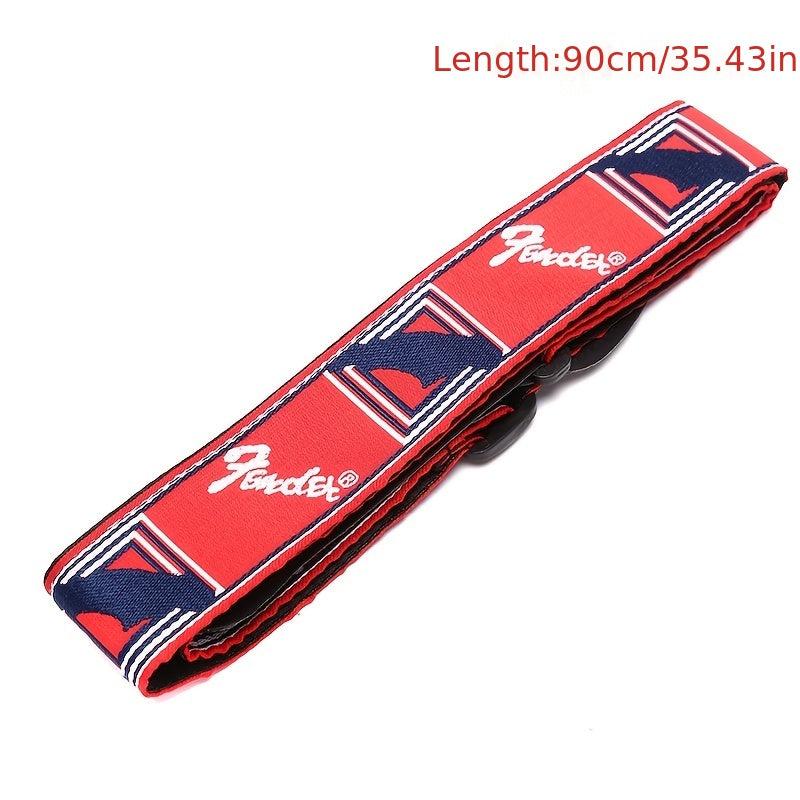 Double Embroidered Guitar Backstrap for Comfortable Playing