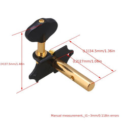 Classical Guitar Tuners Gear Ratio 18:1 Plum Blossom Handle Golden