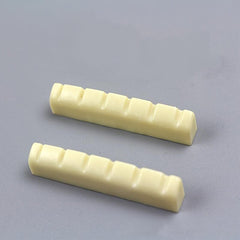 4pcs 43mm Pre Slotted Bone Nut for 6 Strings Acoustic Guitar
