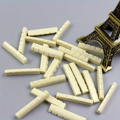 4pcs 43mm Pre Slotted Bone Nut for 6 Strings Acoustic Guitar