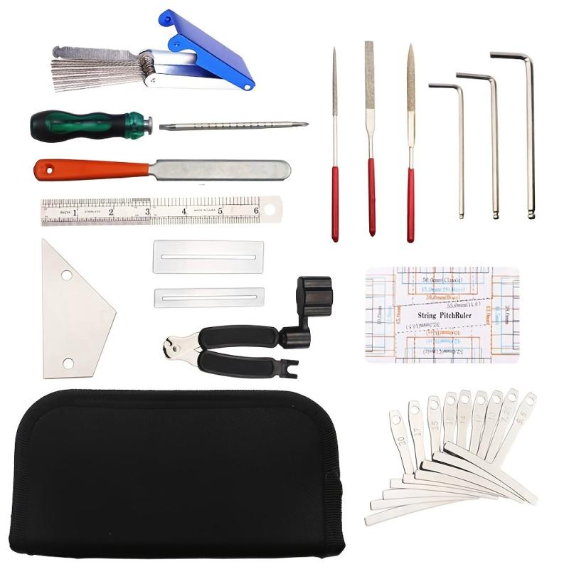 Guitar Maintenance Kit with Tools for Easy Repairs and Cleaning