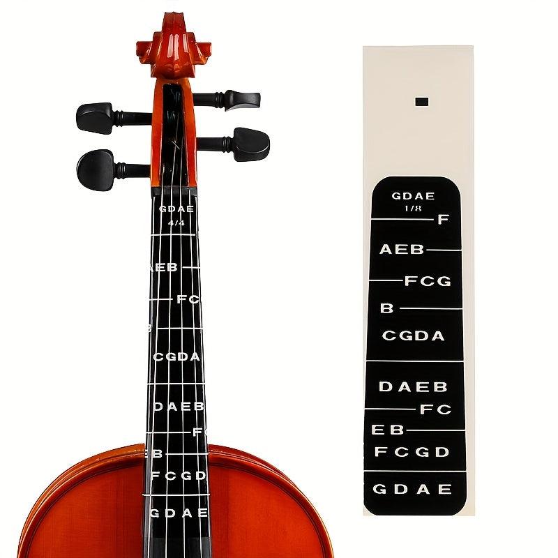 Violin Fingerboard Position Label Beginner Sticker