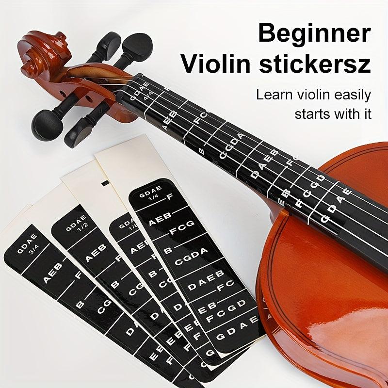 Violin Fingerboard Position Label Beginner Sticker
