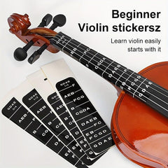 Violin Fingerboard Position Label Beginner Sticker