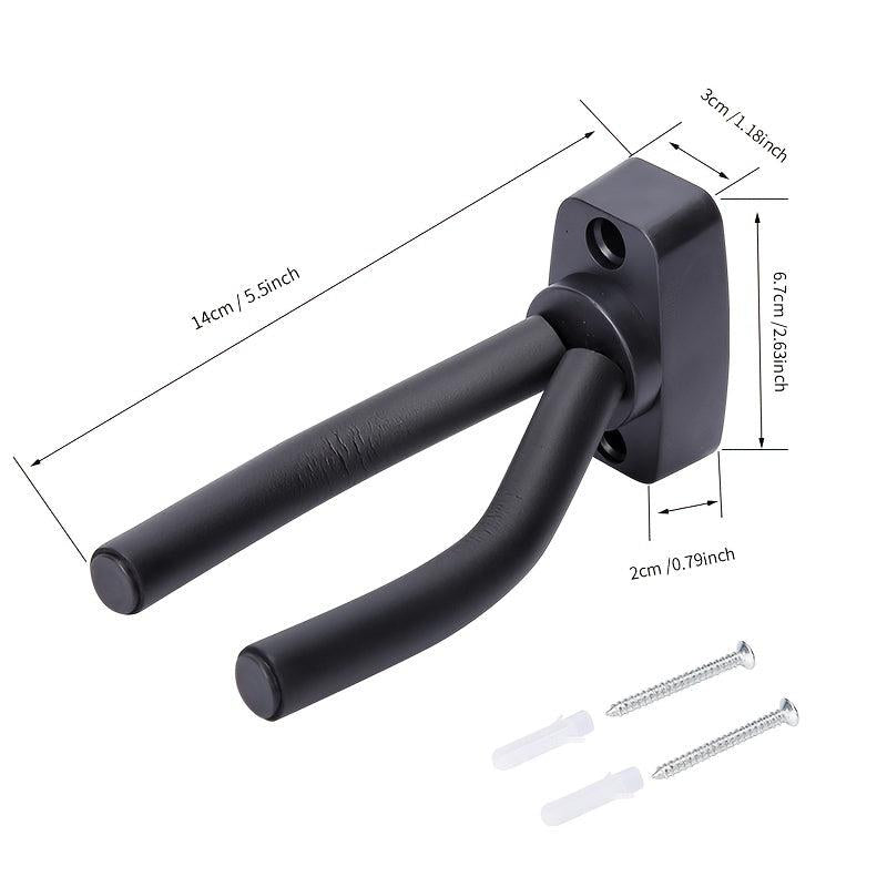 Secure Guitar Wall Mount Hanger Heavy Duty Metal