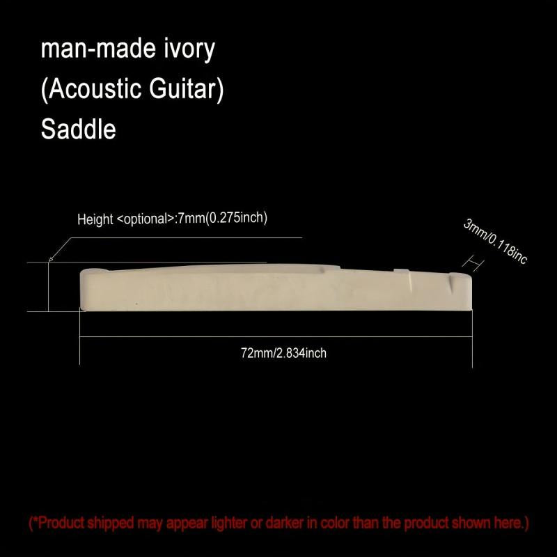 Ivory Guitar Nut&Sadlle Natural Acoustic Guitar String Bridge