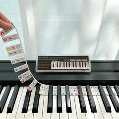 Removable Piano Keyboard Note Labels 88 Key Full Size
