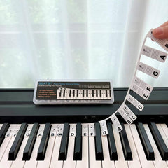 Removable Piano Keyboard Note Labels 88 Key Full Size